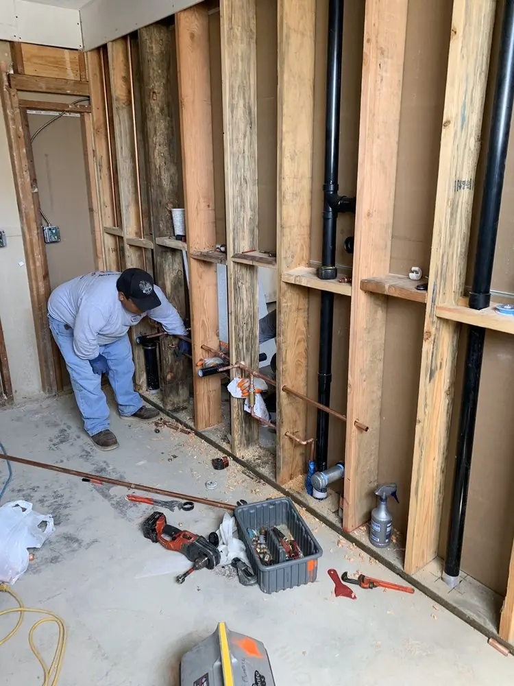 Commercial rough-in plumbing for Commercial Plumbing in South Natomas